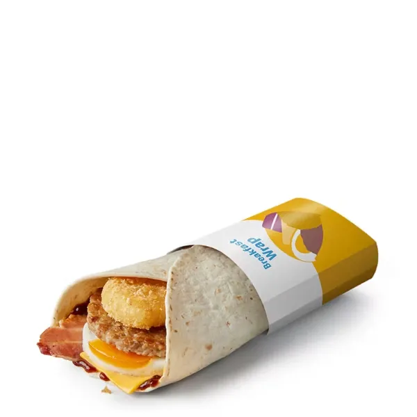 Breakfast Wrap with Brown Sauce
