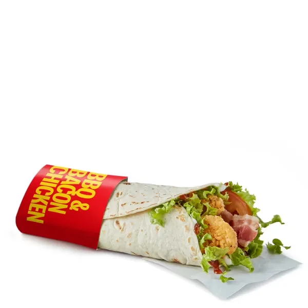 Crispy BBQ & Bacon Wrap