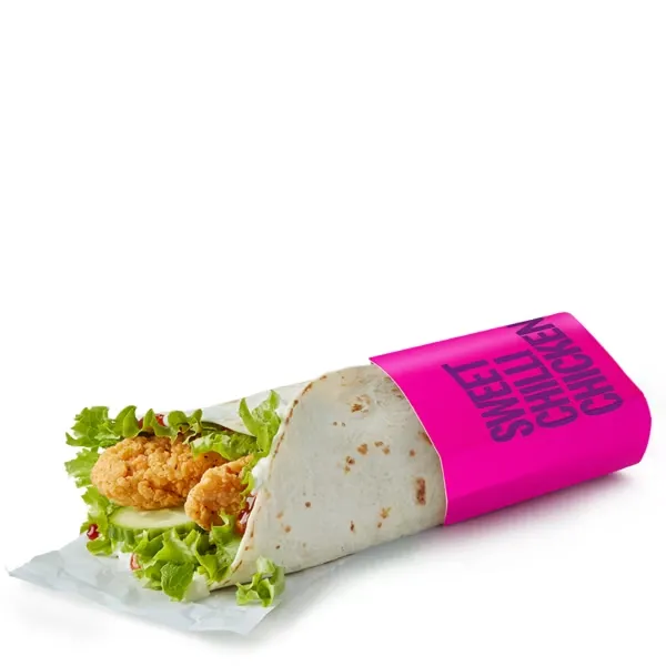 Crispy Sweet Chilli Chicken Wrap