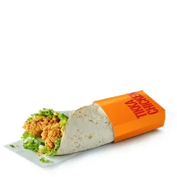 Crispy Tikka Chicken Wrap